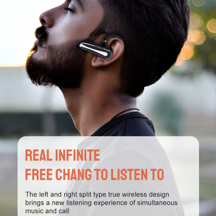 Écouteurs Bluetooth avec affichage numérique, compartiment de chargement, écouteurs sans fil pour voiture, réduction du bruit de conversation, 530-1 avec boîtier de chargement